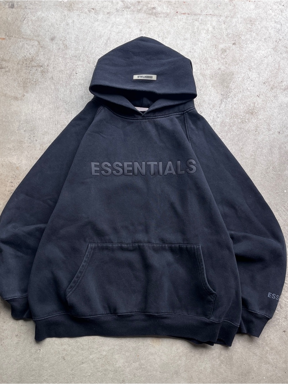 Essentials Fear of God Black SS21 Hoodie